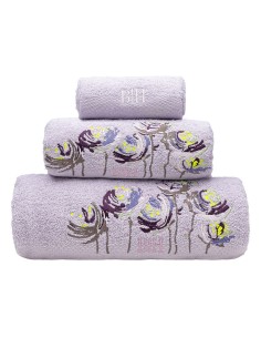 Beauty Home Σετ πετσέτες Art 3396 Σετ 3τμχ Λιλά