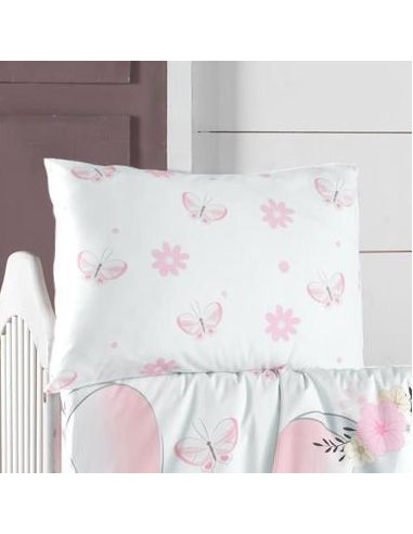 Beauty Home Ζεύγος μαξιλαροθήκες βρεφικές Art 5604 35x45 Ροζ