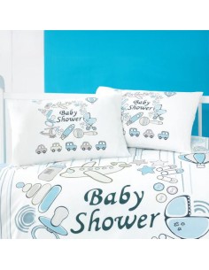 Beauty Home Ζεύγος μαξιλαροθήκες βρεφικές Art 5607 35x45 Γαλάζιο