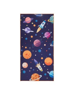 Beauty Home Πετσέτα θαλάσσης διπλής όψης παιδική Microfiber Αrt 2262 Μπλε