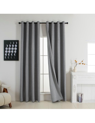 Beauty Home Κουρτίνα Full Blackout σκίασης με 8 κρίκους Elite Art 8392 Grey-Νο7 140x270 Σκούρο Γκρι