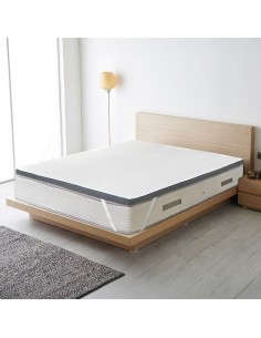 Beauty Home Ανώστρωμα Gel Memory Foam Relief Plus Art 4700 160x200 Λευκό