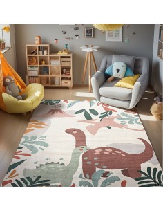 Beauty Home Χαλί παιδικό Fun Art 9548 135x180 Μπεζ 2