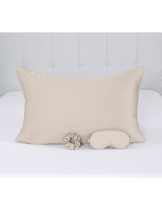 Beauty Home Σετ ομορφιάς ύπνου 3τμχ Art 7008 100% Tencel - Μπεζ