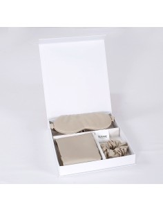 Beauty Home Σετ ομορφιάς ύπνου 3τμχ Art 7008 100% Tencel - Μπεζ 2