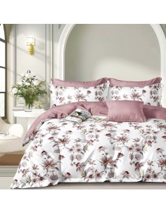 Beauty Home Σετ παπλωματοθήκη υπέρδιπλη Art 12270 Angelina 230x250 Αμέθυστος