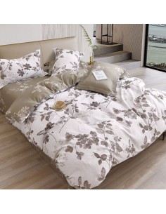 Beauty Home Σετ παπλωματοθήκη υπέρδιπλη Art 12275 Alcestis 230x250 Μόκα