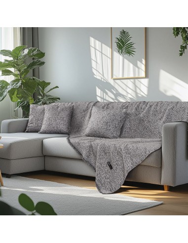 Beauty Home Ριχτάρι Τετραθέσιο Art 8642 170x350 Γκρι