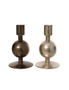 Beauty Home Μεταλλικό Κηροπήγιο 7.5 x 11.5 cm