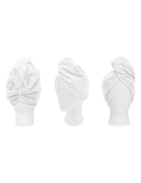 Beauty Home Πετσέτα μαλλιών Turban Art 3407 Λευκό