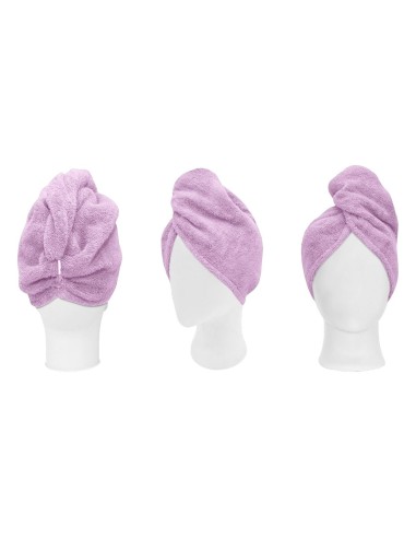 Beauty Home Πετσέτα μαλλιών Turban Art 3409 Λιλά