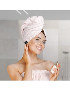 Beauty Home Πετσέτα μαλλιών Turban Art 3410 Ροζ