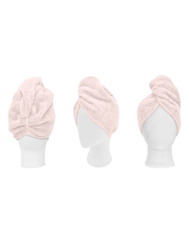 Beauty Home Πετσέτα μαλλιών Turban Art 3410 Ροζ
