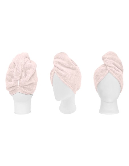 Beauty Home Πετσέτα μαλλιών Turban Art 3410 Ροζ