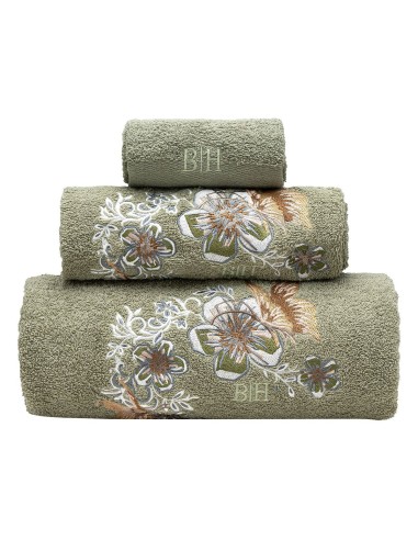 Beauty Home Σετ πετσέτες Art 3389 Σετ 3τμχ Πράσινο