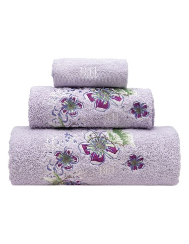 Beauty Home Σετ πετσέτες Art 3390 Σετ 3τμχ Λιλά