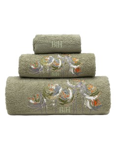 Beauty Home Σετ πετσέτες Art 3395 Σετ 3τμχ Πράσινο