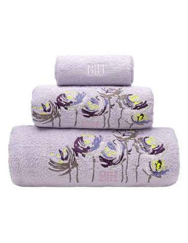 Beauty Home Σετ πετσέτες Art 3396 Σετ 3τμχ Λιλά