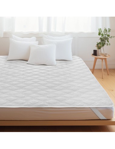 Beauty Home Καπιτονέ-Αδιάβροχο προστατευτικό στρώματος Art 4600 Λευκό