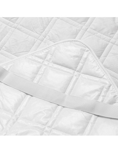 Beauty Home Καπιτονέ-Αδιάβροχο προστατευτικό στρώματος Art 4600 Λευκό