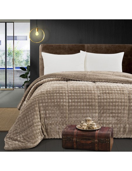 Beauty Home Κουβερτοπάπλωμα ημίδιπλο Art 12510 180x240 Μπεζ