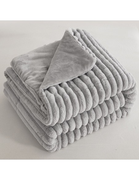 Beauty Home Κουβερτοπάπλωμα υπέρδιπλο Art 12522 220x240 Γκρι