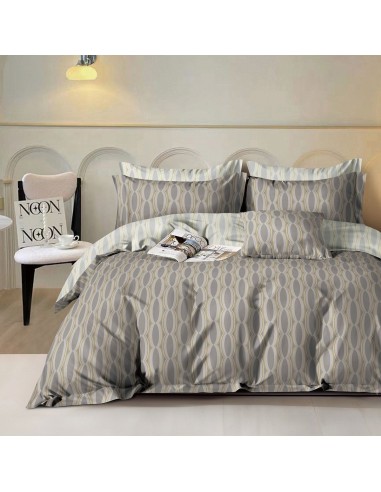 Beauty Home Σετ παπλωματοθήκη υπέρδιπλη Art 12614 Byrd 230x250 Γκρι