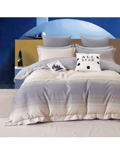 Beauty Home Σετ παπλωματοθήκη υπέρδιπλη Art 12618 Bach 230x250 Γκρι