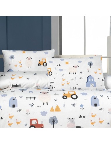 Beauty Home Ζεύγος μαξιλαροθήκες βρεφικές Art 5601 35x45 Γαλάζιο