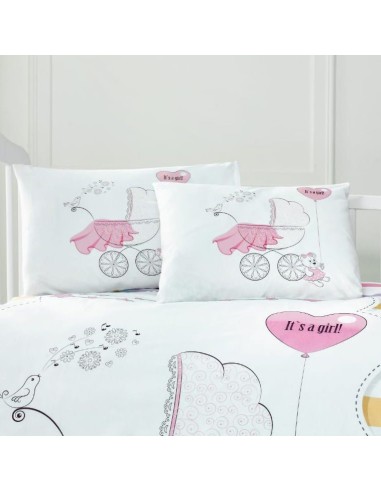 Beauty Home Ζεύγος μαξιλαροθήκες βρεφικές Art 5621 35x45 Ροζ