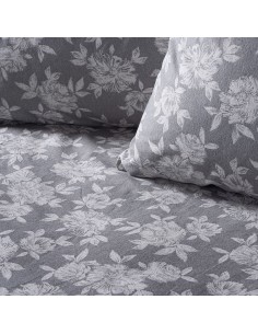 Beauty Home Σετ παπλωματοθήκη φανελένια υπέρδιπλη Merlot Art 12634 230x250 Γκρι 2