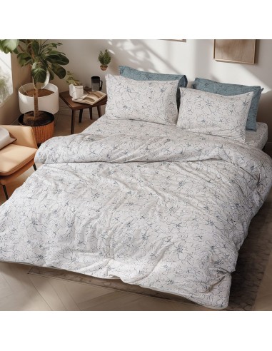 Beauty Home Σετ σεντόνια φανελένια King Size με λάστιχο Cinsault Art 12637 185x200+32 Μπεζ