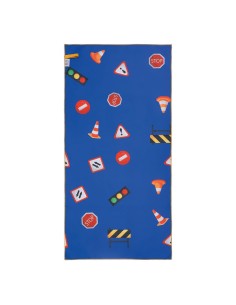 Beauty Home Πετσέτα θαλάσσης διπλής όψης παιδική Microfiber Αrt 2261 Μπλε 2