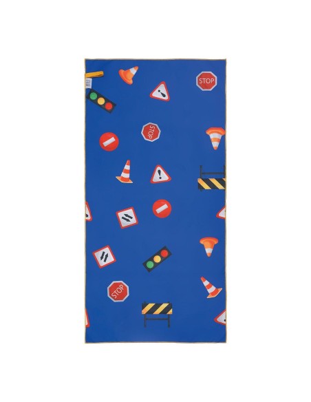 Beauty Home Πετσέτα θαλάσσης διπλής όψης παιδική Microfiber Αrt 2261 Μπλε