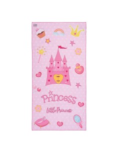 Beauty Home Πετσέτα θαλάσσης διπλής όψης παιδική Microfiber Αrt 2265 Ροζ