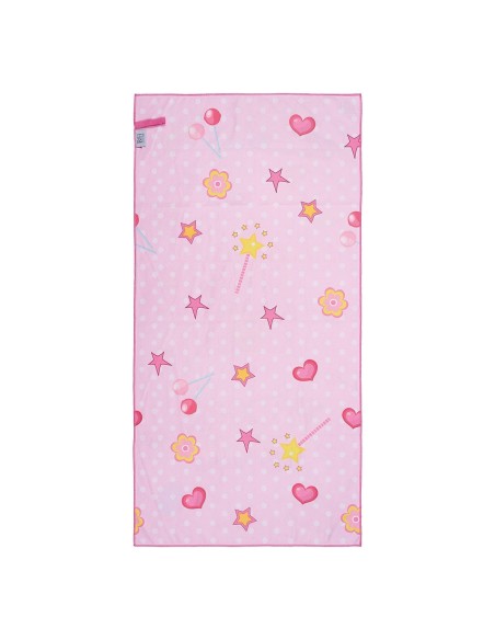Beauty Home Πετσέτα θαλάσσης διπλής όψης παιδική Microfiber Αrt 2265 Ροζ