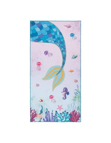 Beauty Home Πετσέτα θαλάσσης διπλής όψης παιδική Microfiber Αrt 2268 Βεραμάν