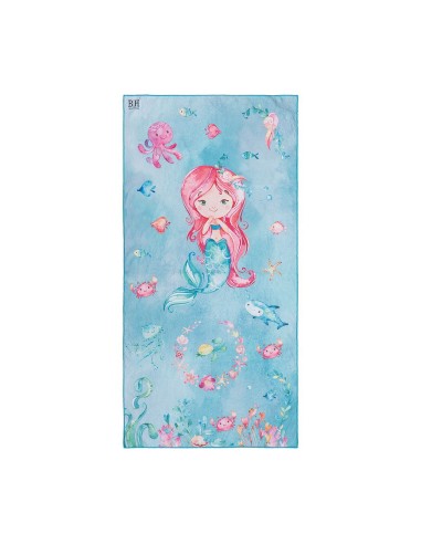 Beauty Home Πετσέτα θαλάσσης διπλής όψης παιδική Microfiber Αrt 2269 Βεραμάν