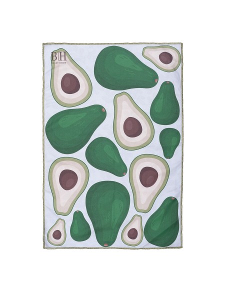 Beauty Home Πετσέτα κουζίνας διπλής όψης Microfiber Art 8656 40x60 Πράσινο