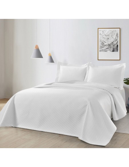 Beauty Home Σετ κουβερλί υπέρδιπλο Amelia Art 12322 230x250 Λευκό