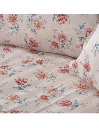 Beauty Home Σετ πάπλωμα υπέρδιπλο Art 12218 Chloe 100% Βαμβακοσατέν 300tc 220x240 Μπεζ