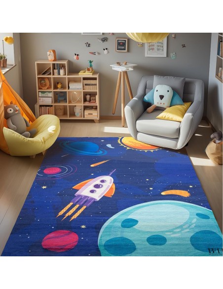 Beauty Home Χαλί παιδικό Fun Art 9549 160x230 Μπλε