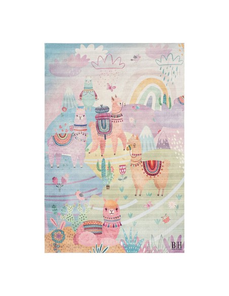 Beauty Home Χαλί παιδικό Fun Art 9587 120x180 Λιλά