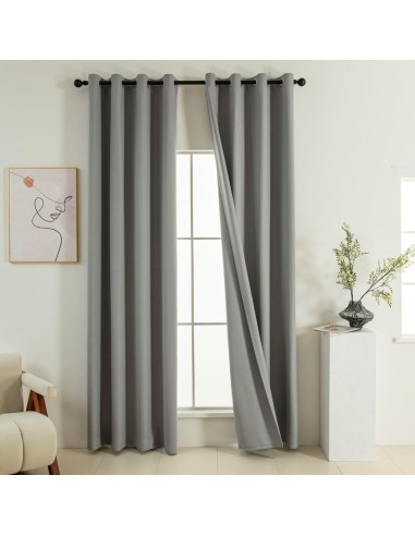 Beauty Home Κουρτίνα Full Blackout σκίασης με 8 κρίκους Soft Art 8391 Grey-11 140x270 Γκρι
