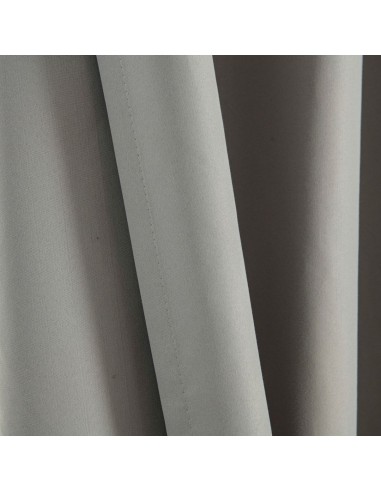 Beauty Home Κουρτίνα Full Blackout σκίασης με 8 κρίκους Soft Art 8391 Grey-11 140x270 Γκρι