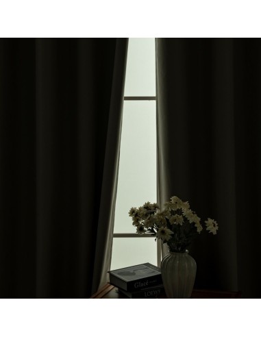 Beauty Home Κουρτίνα Full Blackout σκίασης με 8 κρίκους Soft Art 8391 Light Beige-C3 140x270 Μπεζ