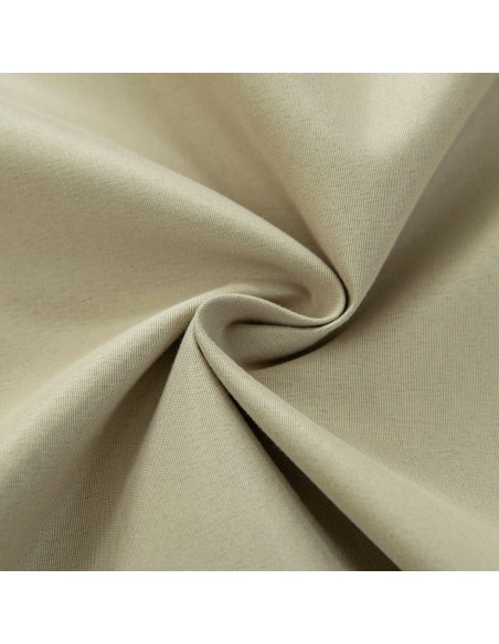 Beauty Home Κουρτίνα Full Blackout σκίασης με 8 κρίκους Soft Art 8391 Beige 140x270 Άμμου