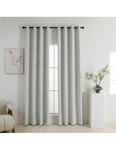 Beauty Home Κουρτίνα Full Blackout σκίασης με 8 κρίκους Elite Art 8392 Ice-No1 140x270 Πάγου