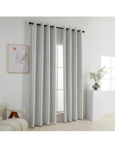 Beauty Home Κουρτίνα Full Blackout σκίασης με 8 κρίκους Elite Art 8392 Ice-No1 140x270 Πάγου