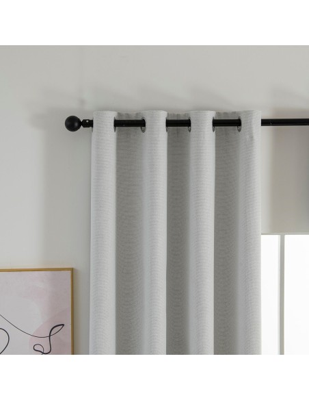 Beauty Home Κουρτίνα Full Blackout σκίασης με 8 κρίκους Elite Art 8392 Ice-No1 140x270 Πάγου